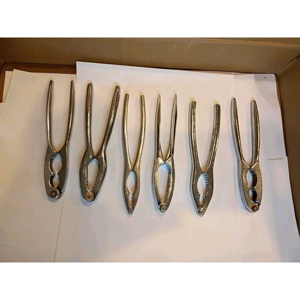 6 pc Seafood Tools Set Nut Cracker Crab Lobster Set